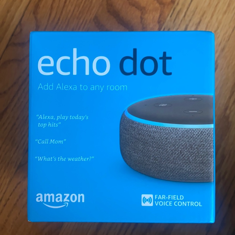 New in Box echo dot ALEXA